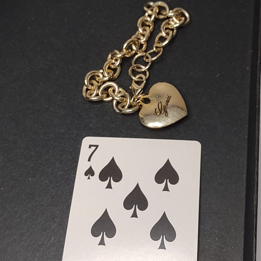 Leopard Print Guess Chain Bracelet - Picture 3 of 7
